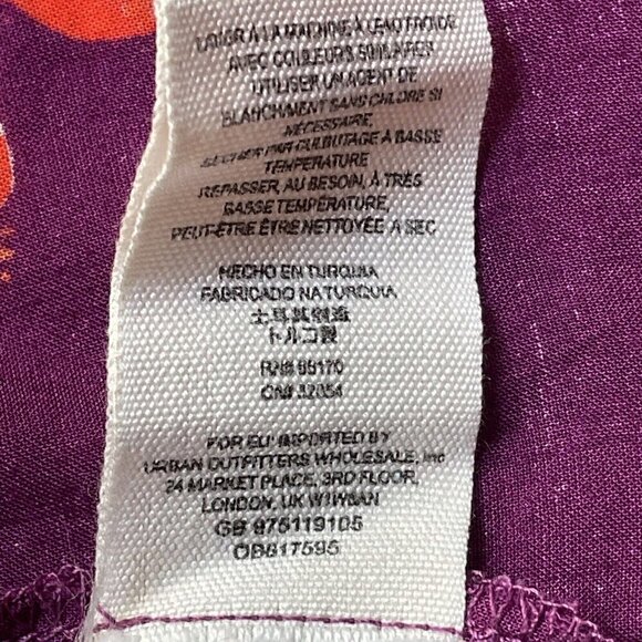 Free People Floral Flowy Tuscan Dreams Long Sleeve Wrist Tie Tunic Women’s S - Picture 13 of 14